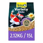 Tetra Pond Fish Food Variety Sticks 2.12kg - biologically balanced for pond fish