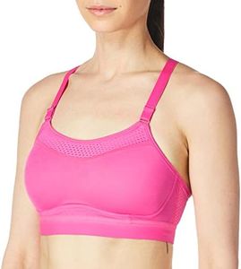 Champion Women's Show-Off Wireless Sports Bra, Maximum Support Moisture-Wicking Sports Bra, Pinksicle, Large