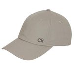 Calvin Klein Mens Classic Cotton 6 Panel Cap - Sand - One Size