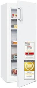 Exquisit Gefrierschrank | 161 l Nutzinhalt, Energieklasse C, 39 dB(A) | NoFrost, Schnellgefrieren, elektronische Temperaturregelung, Türalarm, wechselbarer Türanschlag | GS5231-NF-H-040C weiss