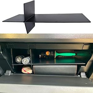 TACOBRO Glove Box Organizer Compatible with 4Runner 2010 2011-2019 2021 2022 2023 2024 and GX 460 2010-2024 Accessories, Insert Glove Compartment ABS Materials, Black