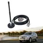 27MHz CB Radio High Gain Antenna, CB Antenna BNC PL259 Connector CB Aerial Soft Whip Magnetic Base 27MHz CB Radio Antenna For Car Moblie Radio And CB Radio