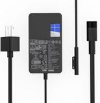 65W 1706 Surface Pro Charger Fit for Microsoft Surface Pro 9 8 7+ 7 6 5 4 3 X Surface Laptop 5 4 3 2 1 Fit Model 1800 1943 1963 1625 1796 1769 1735 Laptop AC Adapter Power Supply Cord