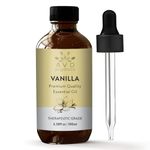 AVD Organics Vanilla Essential Oil 100ml- Premium Quality Therapeutic Grade for Aromatherapy Diffuser, Humidifier, Relaxation, Perfect Gifts - 3.38 fl. Oz