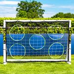 FORZA 6ft x 4ft Football Goal | All Weather uPVC Football Goals – Optional Target Sheet, Football & Carry Bag Included – Ready, Set, Goal! (Goal, Target Sheet and Carry Bag)