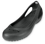 Crocs Women's Kadee Ballet Flat, Black, 5 UK