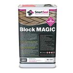Smartseal ‘Block Magic' – A Re-Colouring Block Paving Sealer. Superior to a Concrete Paint - Transform Old Block Paved Drives or Patios - Easy to Apply 5 Litre (Grey)