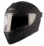 Vega Bolt Dull Black Helmet-L