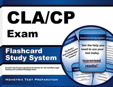 CLA/CP Exam Flashcard Study System: CLA/CP Test Practice Questions & Review for the Certified Legal Assistant & Certified Paralegal Exam (Cards) (Mometrix Test Preparation)