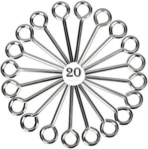 PAGOW 20 Pack 5/32 inch Standard Hex Dogging Key with Full Loop, Allen Wrench Door Key for Push Bar Panic Exit Devices