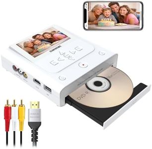 VHS to DVD Recorder, DVD Recorder withHDMI & AV Input, Record from VCR, Hi8and Camcorder to DVD, USB, SD or HDDNo PC Needed, 4.3" LCD Preview, PhoneVideo/Photo to DVD/USB/SD/HDD AppCopy