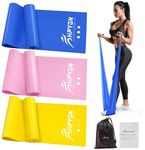 Exercise Bands, 5.9ft Resistance Bands Set for Home Gym, resistance3 Bands with 3 Resistance Levels, Long Stretch Bands for Workout, Strength Training, Yoga, Pilates, Physical Therapy