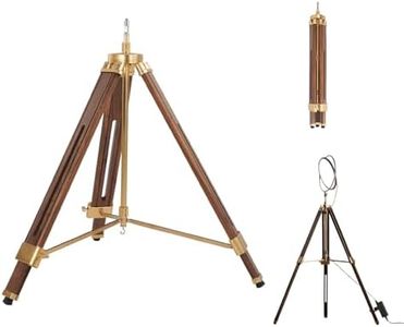 Harlowe Classic Light Stand 180 Beechwood and Alluminum Vintage Photography Light Tripod Stand Height Adjustable Light Stand Max Load Capacity 8.82lb