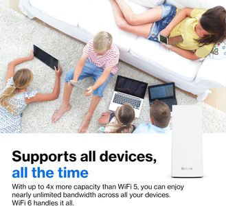 Linksys Velop WiFi 6 Mesh System 3-Pack – Whole Home Coverage