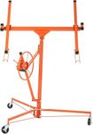 Garvee 16 FT Heavy-Duty Drywall Lift, 150 LBS Capacity Rolling Panel Hoist, Sheetrock Jack with 360° Adjustable Telescopic Arm & 3 Lockable Wheels, for Ceiling Wall Installation