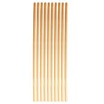 EDS Wooden Broom Handle Stick 4ft (48 inches) Long x 15/16" (23/24mm) Diameter Broom Handle Mop Handle Broomstick Wooden Pole Handle Only (15/16" (23/24mm), Pack of 10)