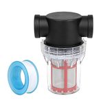 UYGHHK 1/2" Female NPT in-Line Strainer, Garden Hose Sediment Filter Attachment, with 200 Mesh Stainless Steel Screen