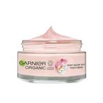 Garnier Organic Rosy Glow 3in1 Youth Cream 50ml, For Radiant and Glowing Skin, With Rosehip Seed Oil and Brightening Vitamin C, Vegan Formula, Suitable For All Skin Types