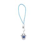 Evil Eye Phone Charm, Silver Evil Eye Charm, Evil Eye Keyring, Protection Phone Charm, Evil Eye Charms, Lucky Phone Charm, Tiny Charm