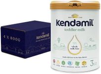 (4x800g) Kendamil Toddler Milk, Stage 3, 6-Pack – British Made, Whole Milk Formula, 12-36 Months – Vegetarian, No Palm Oil, No GMOs –with Omega 3 DHA, Omega 6 ARA and Prebiotics