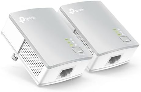 TP-Link AV600 Powerline Ethernet Adapter - Plug&Play, Power Saving, Nano Powerline Adapter, Expand Home Network with Stable Connections (TL-PA4010 KIT) (UK Version)