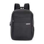American Tourister Valex+ | 36L Backpack | 17" Laptop Bag | 3 Compartments | College & Office Backpack for Men and Women | Black | 1 Yr Global Warranty