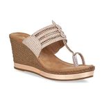 ROCIA Rose Gold Women Kolhapuri Wedges