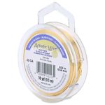 Beadalon Artistic Wire, 22 Gauge, Tarnish Resistant, 15 yd (13.7 m) Craft Wire, NT Brass