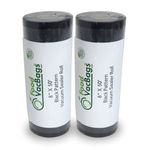 FoodVacBags 8X50 Black Back Clear Front Vacuum Seal Roll, Food Saver Compatible, Perfect for Display
