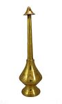 BANSIGOODS Brass Panner Sombu Gangajal Water Sprinkler (Bronze_5 x 5 x 13.5 cm