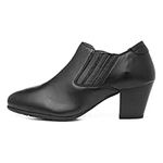 Comfort Plus Lucia Womens Black Leather Shoe - Size 5 UK - Black