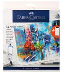 Faber-Castell 379024 CS Acrylic Colours 9ML Set of 24, Assorted