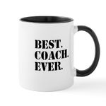 CafePress Best Coach Ever Mugs 11 oz (325 ml) Ceramic Coffee Mug