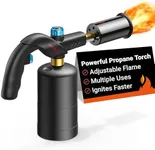 ThermoMaven Heavy-Duty Propane Torch – Essential for Sous Vide, BBQ, and Kitchen Flambé – Reliable Flamethrower Lighter (Tank Not Included), Sky Blue
