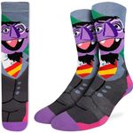 Good Luck Sock Men's Sesame Street, Count von Count Socks, Adult