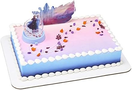 DecoSet Disney Frozen 2 Mythical Journey Cake Topper Decoration, 2-Piece Set Featuring Elsa and Anna