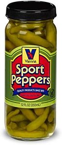 VIENNA SPORT PEPPERS FOR CHICAGO DOGS 12 OZ