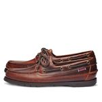 Sebago Schooner Fgl Waxed, Men’s Boat Shoes, Brown (Brown-Gum 925), 9 UK (43.5 EU)