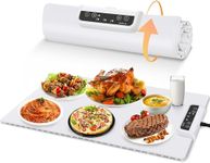 Clefairy Electric Warming Tray, Full Surface Heating,Rollable & Portable,Premium Silicone Nano-Material,3 Temperature Settings,Auto Shut-Off -Versatile Food Warmer for Gatherings,Parties