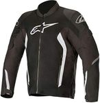 Alpinestars Men's Viper V2 Air Motorcycle Jacket, Black/White, Small