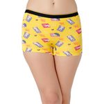 Bummer Women's Printed Micro Modal Boyshorts Panties | Soft & Breathable Underwear | Pack of 1