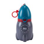 Toddmomy Pee Bottle for Kids Travel Urinal Portable Potty Pee Cup for Girl Child Toddler Baby Urinal Emergency Toilet for Car Travel Road Trip Essentials Camping Blue