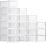 SONGMICS Shoe Boxes, Pack of 18 Sho