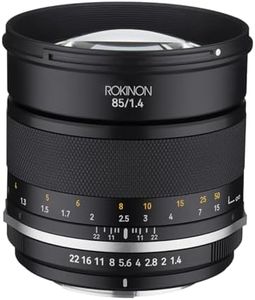Rokinon Series II 85mm F1.4 Weather Sealed High Speed Lens for Canon EF