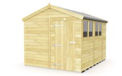 Total Sheds 8x10 Apex Shed Fast 2-5 Days Delivery Anywhere In The U.K