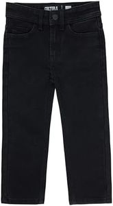 CULTURA Boys Pants, Big Boy & Little Kids Stretch Slim Fit Jeans for Boys Size 4-20, Jet Black - Stretch Denim, 18