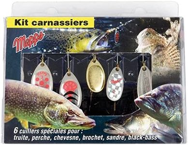 Mepps Spinner Kits**Trout**Pike**Perch Lure Packs Selections Comet Aglia Lusox Black Fury XD Minnow (Predator Pack)