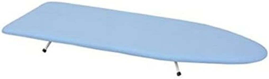 Household Essentials 120101-0 Collapsible Space Saving Tabletop Ironing Board with Folding Legs | Blue, 12" X 31"