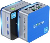 GMKtec Mini PC N100, Preinstalled Windows 11 Pro, G2 Intel N100 (3.4GHz) Dual Lan Mini Computer,12GB DDR5 RAM 256GB SSD, Desktop Computer 4K Triple Output/USB3.2/WiFi 6/BT5.2/ for Office, Business