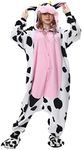 NEWCOSPLAY Animal Onesie Adult Pink